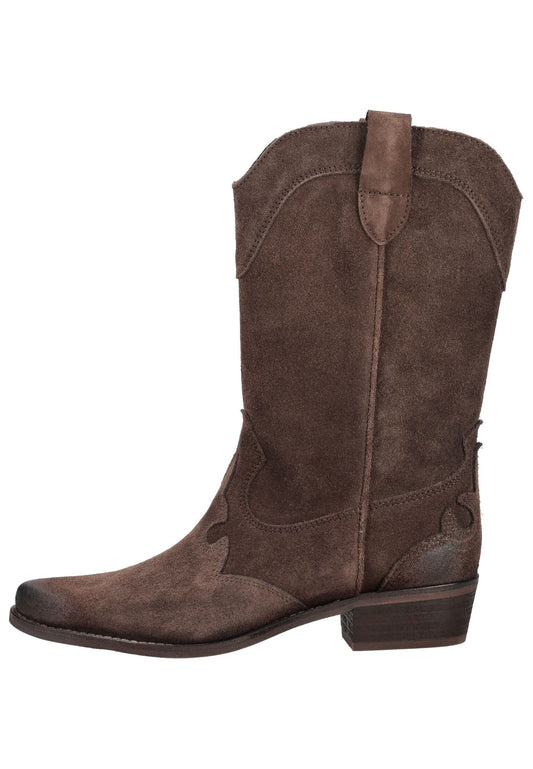 FELMINI Stiefel Veloursleder Espresso