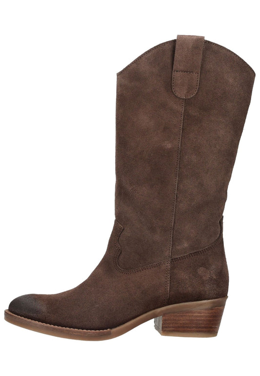 FELMINI Stiefel Veloursleder Espresso
