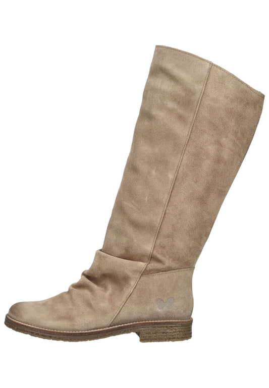 FELMINI Stiefel Veloursleder Grau/Braun