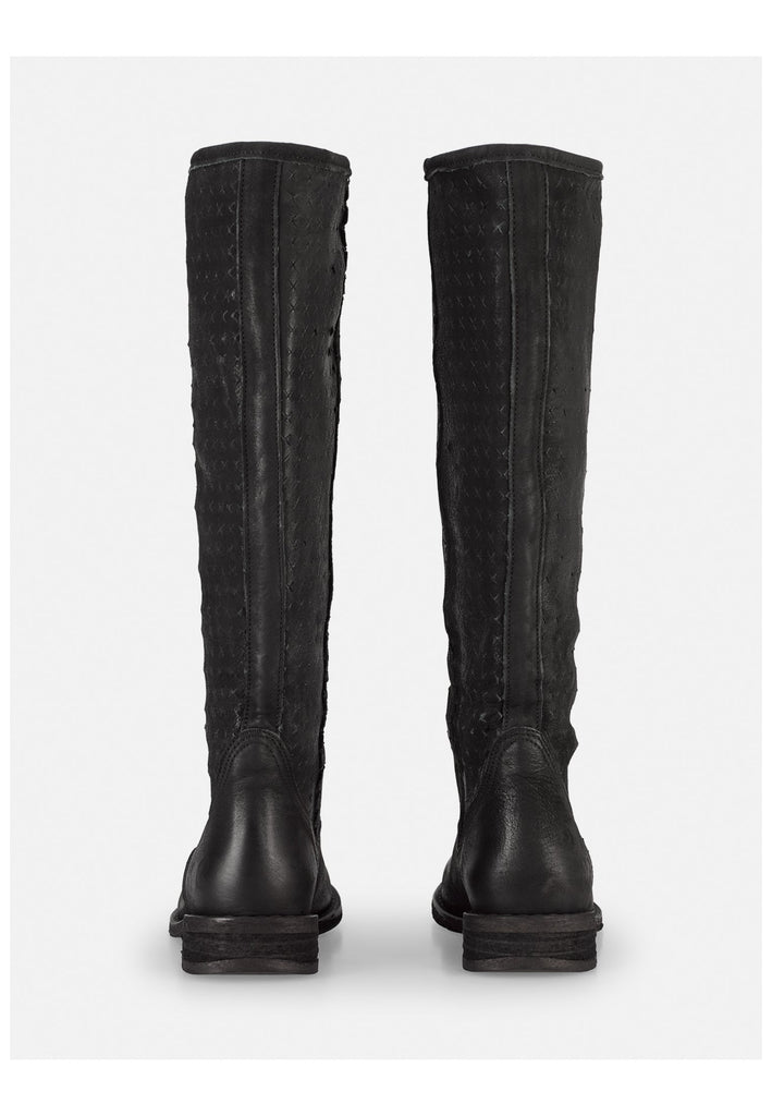 FELMINI Stiefel Veloursleder Schwarz