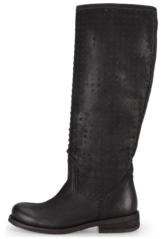 FELMINI Stiefel Veloursleder Schwarz