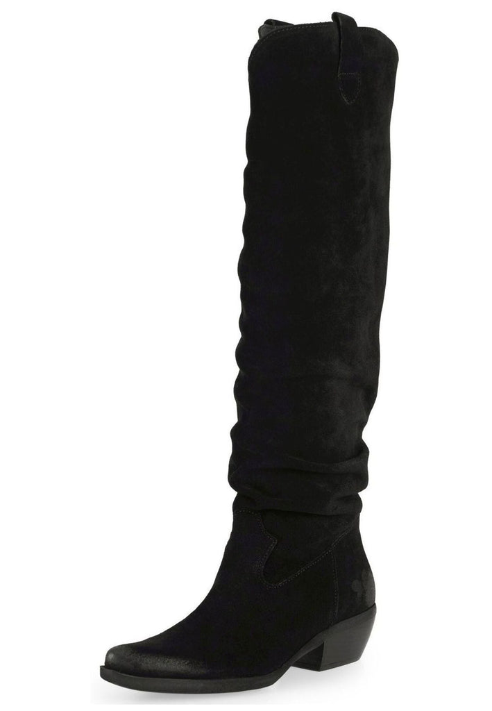 FELMINI Stiefel Veloursleder Schwarz