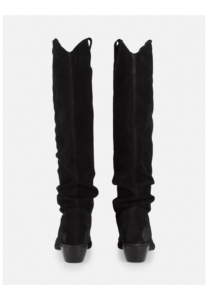 FELMINI Stiefel Veloursleder Schwarz