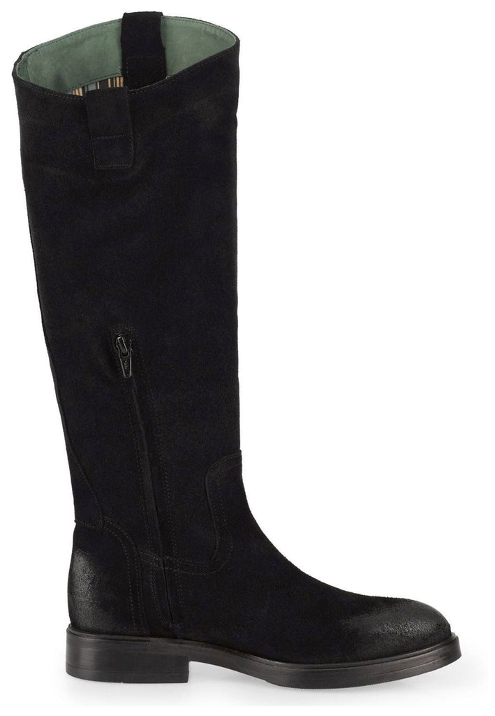FELMINI Stiefel Veloursleder Schwarz