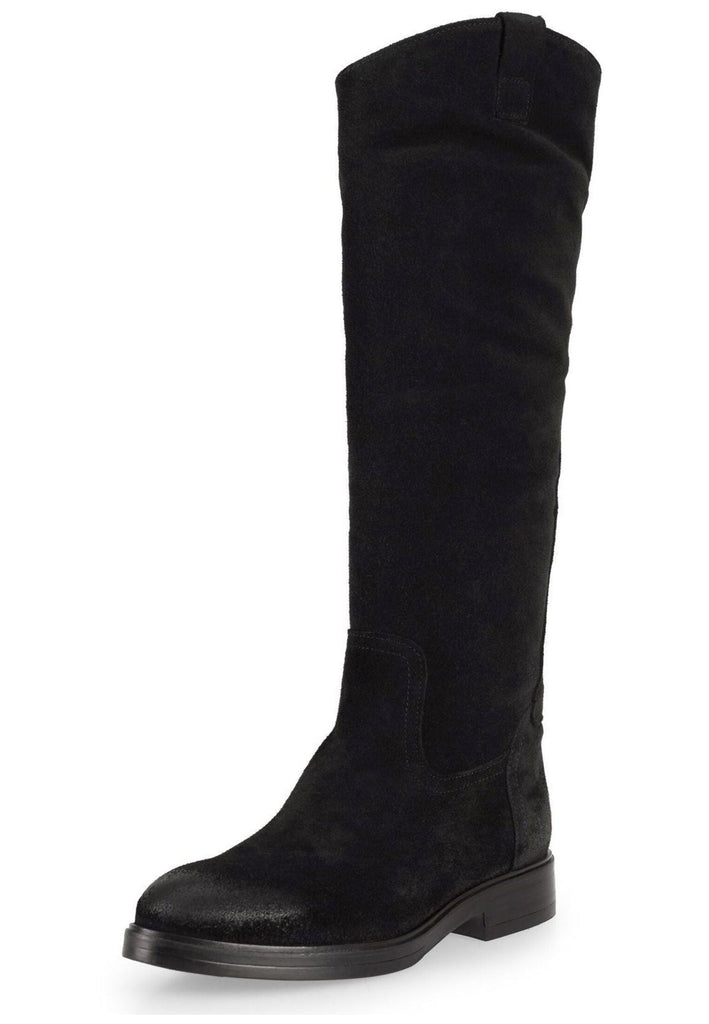 FELMINI Stiefel Veloursleder Schwarz
