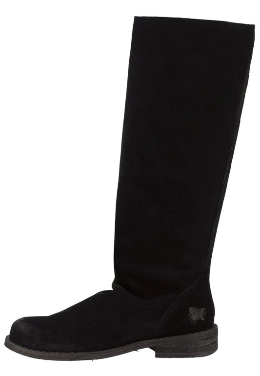FELMINI Stiefel Veloursleder Schwarz