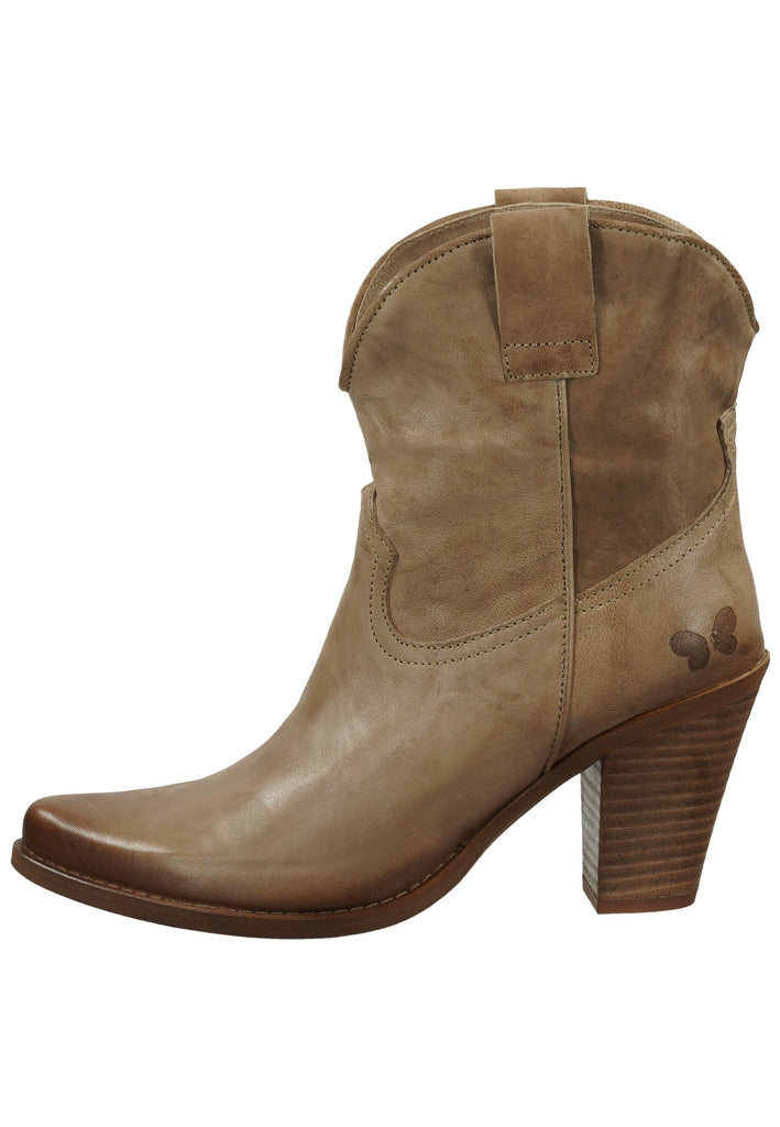 FELMINI Stiefelette Glattleder Mittelbraun