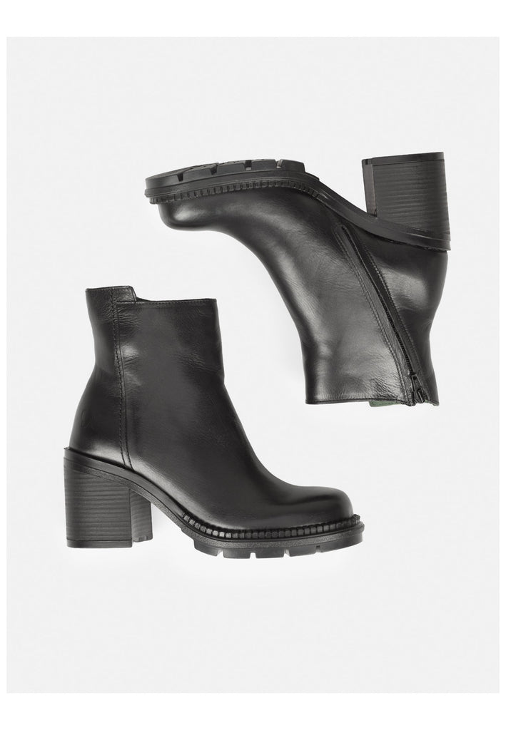 FELMINI Stiefelette Glattleder Schwarz