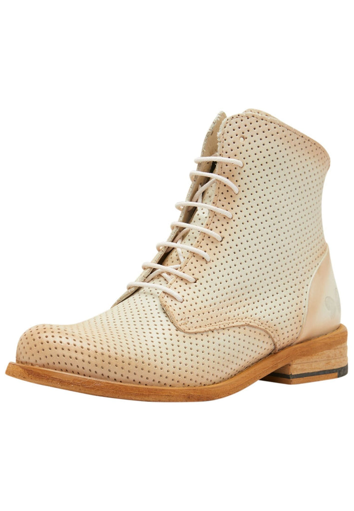 FELMINI Stiefelette Glattleder Weiß Kombi