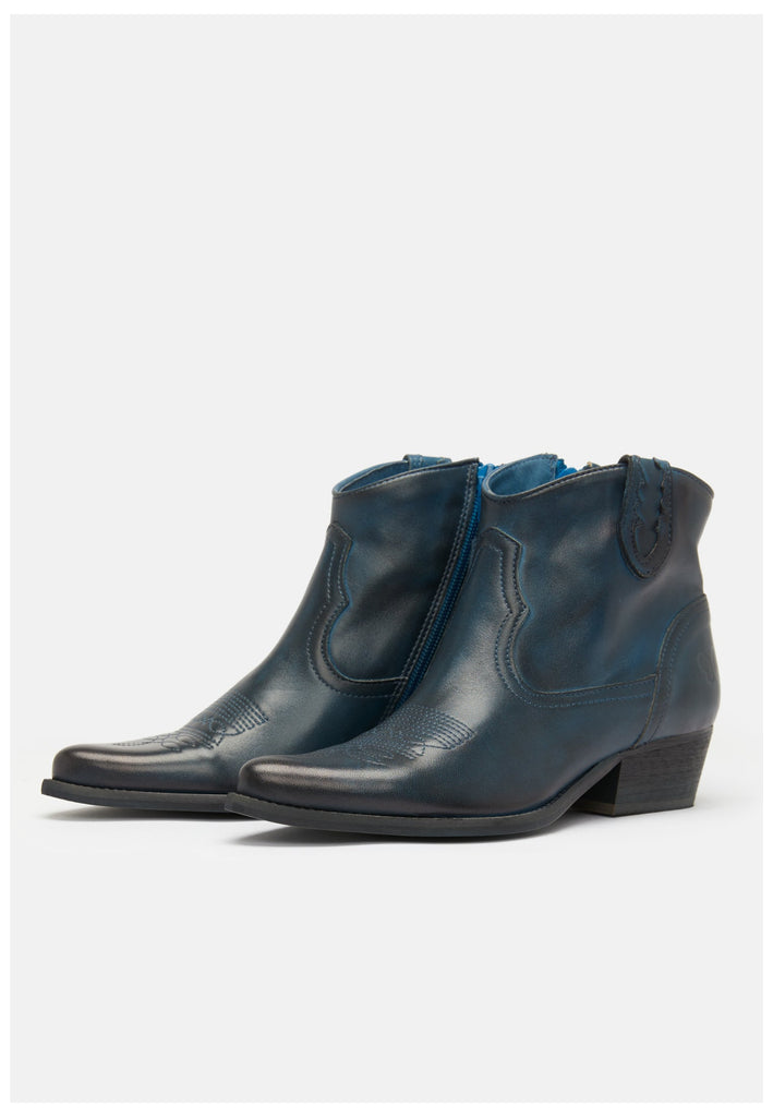 FELMINI Stiefelette Leder Blau