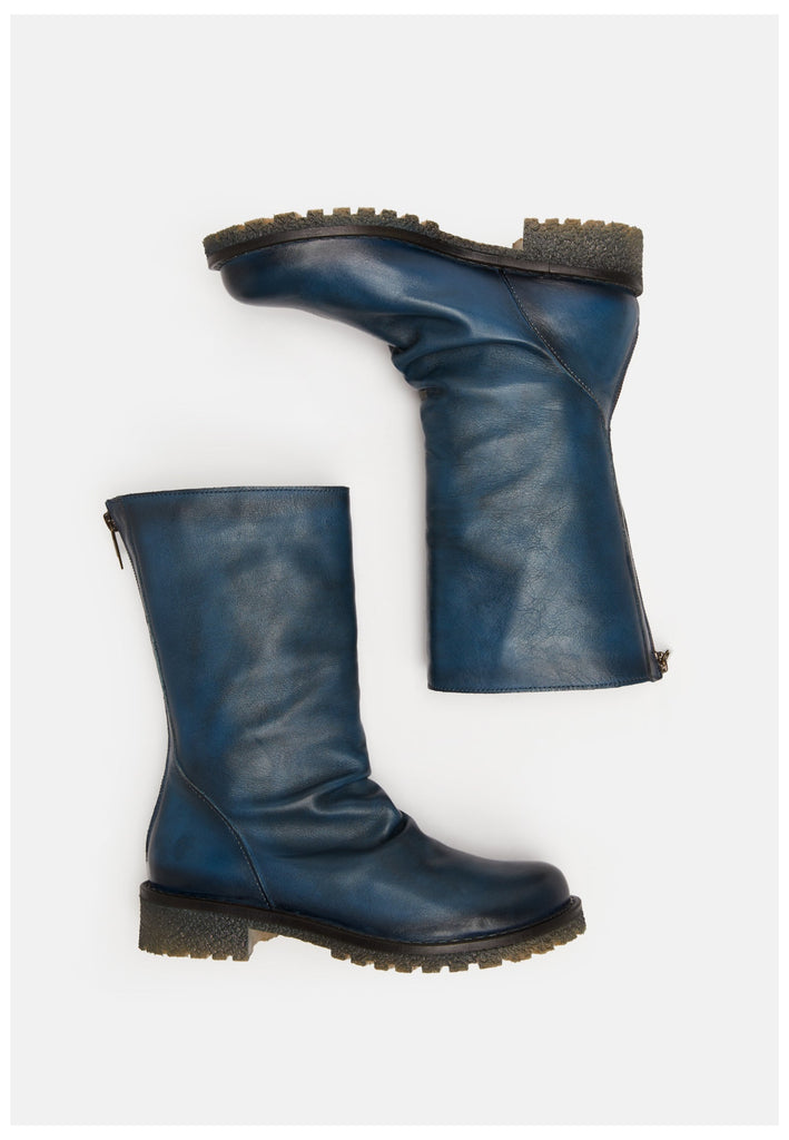 FELMINI Stiefelette Leder Blau