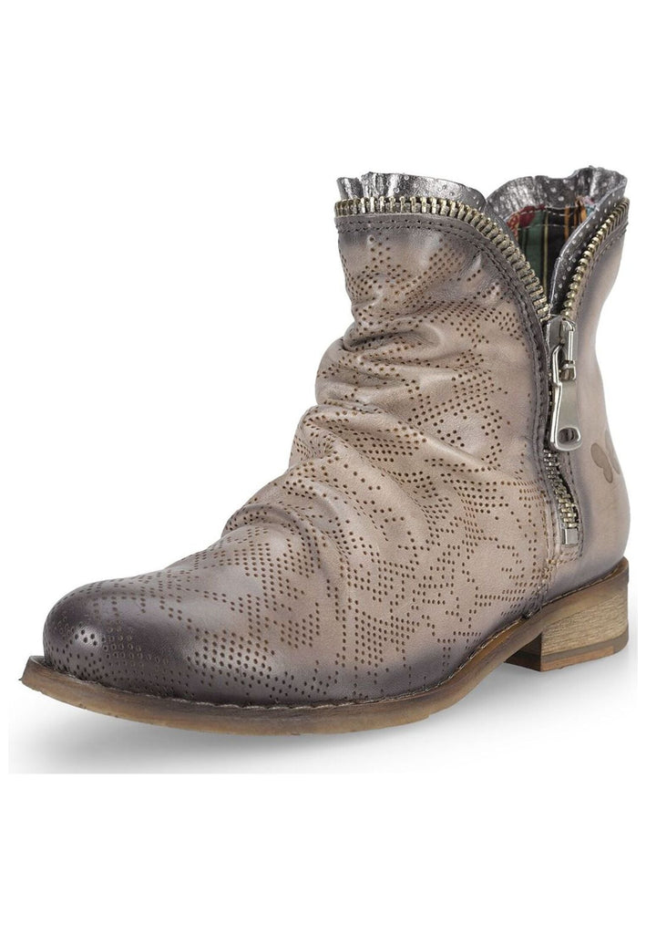 FELMINI Stiefelette Leder Braun/Grau