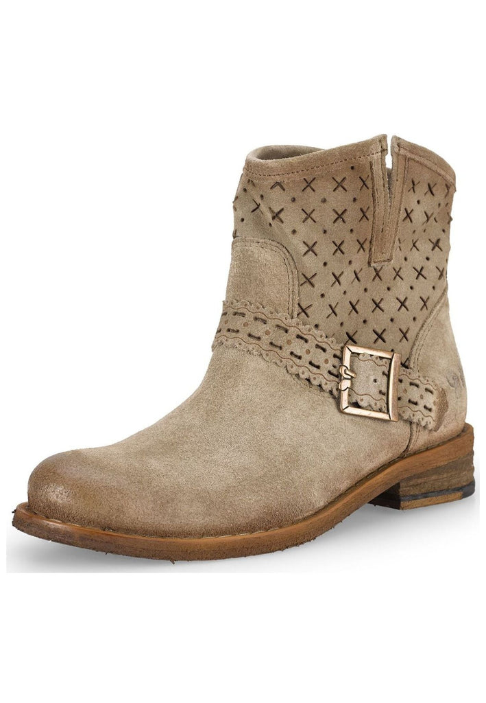 FELMINI Stiefelette Leder Braun/Grau