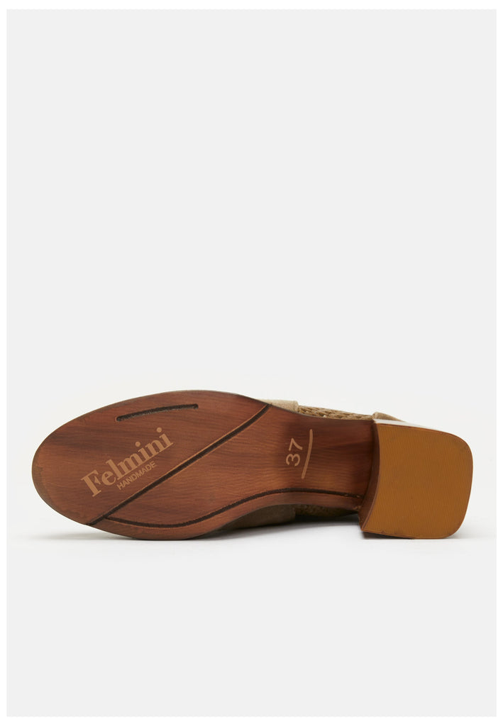 FELMINI Stiefelette Leder Braun/Grau