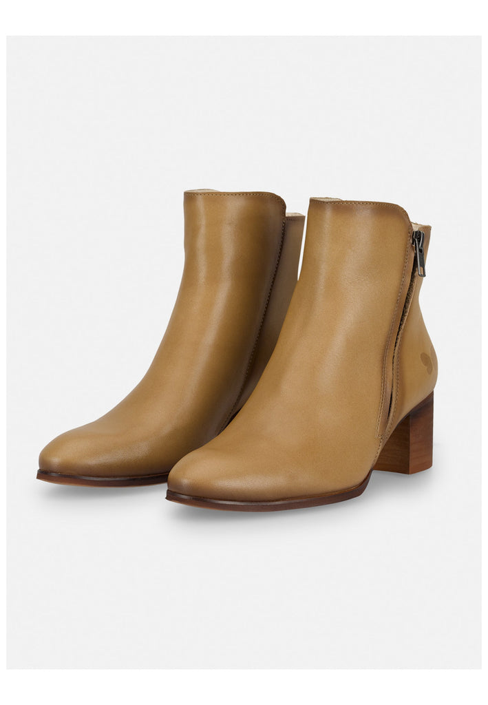 FELMINI Stiefelette Leder Dunkelbeige