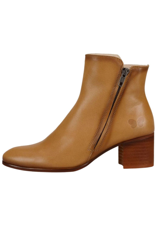 FELMINI Stiefelette Leder Dunkelbeige