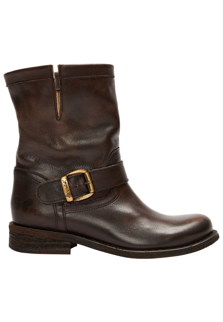 FELMINI Stiefelette Leder Dunkelbraun