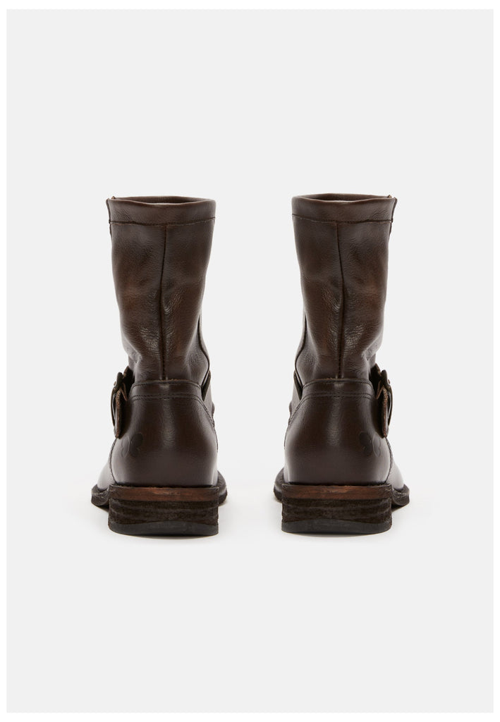 FELMINI Stiefelette Leder Dunkelbraun