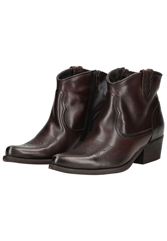 FELMINI Stiefelette Leder Dunkelbraun