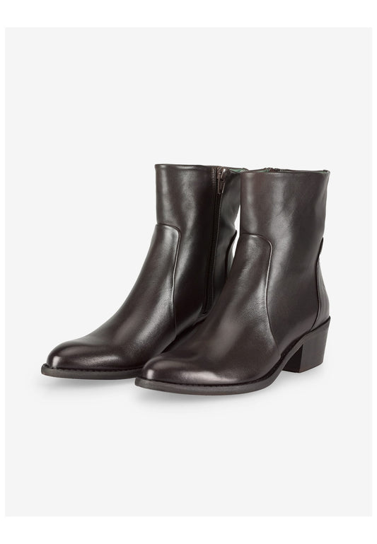 FELMINI Stiefelette Leder Dunkelbraun