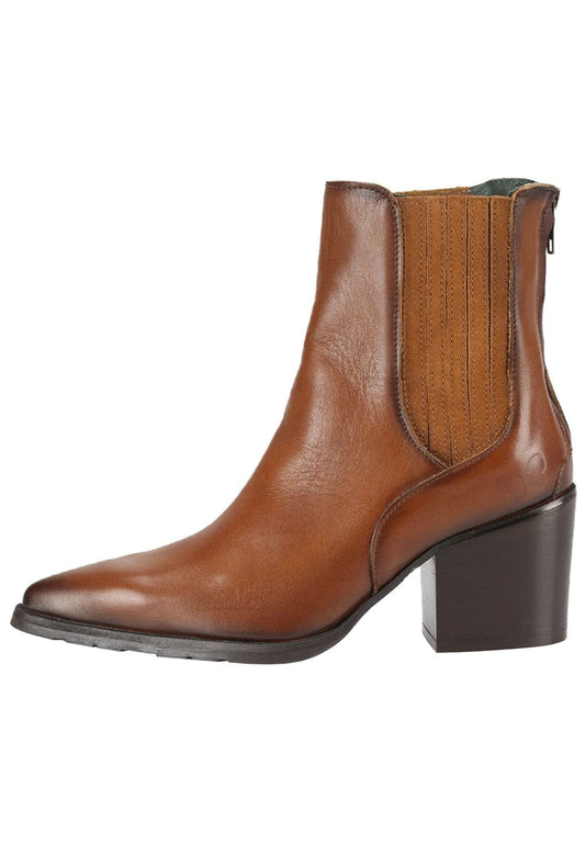 FELMINI Stiefelette Leder Dunkelbraun