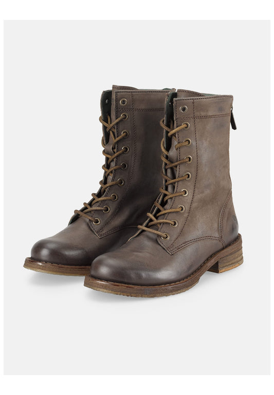 FELMINI Stiefelette Leder Dunkelbraun