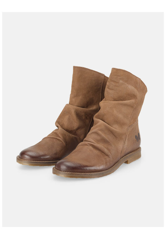FELMINI Stiefelette Leder Dunkelbraun