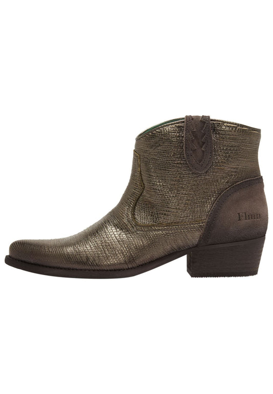 FELMINI Stiefelette Leder Dunkelgrau