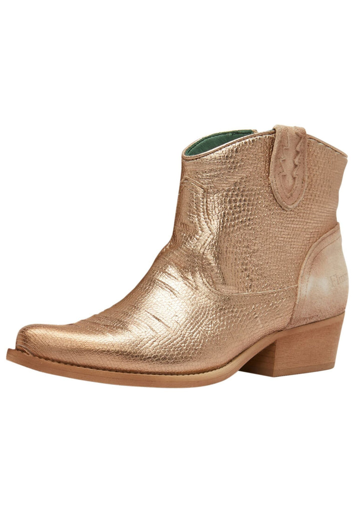 FELMINI Stiefelette Leder Gold-Braun