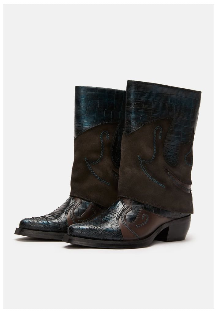 FELMINI Stiefelette Leder Grau