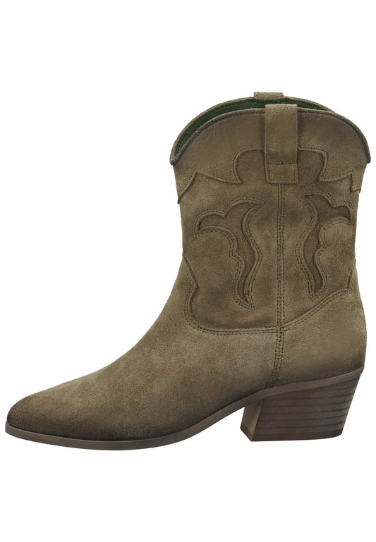 FELMINI Stiefelette Leder Grau/Braun