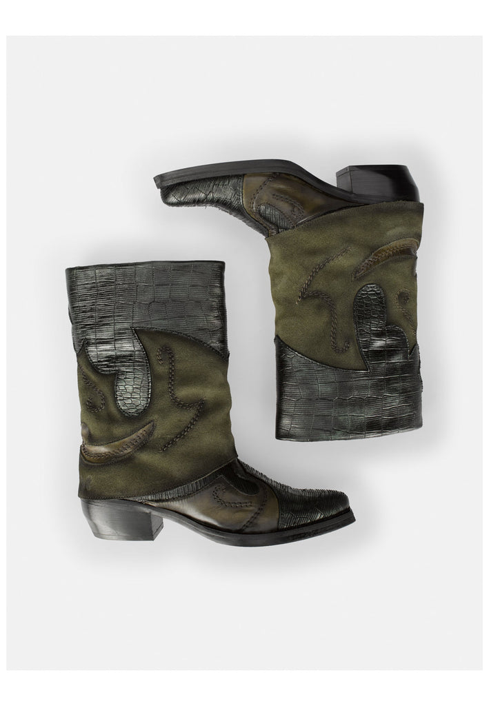 FELMINI Stiefelette Leder Green