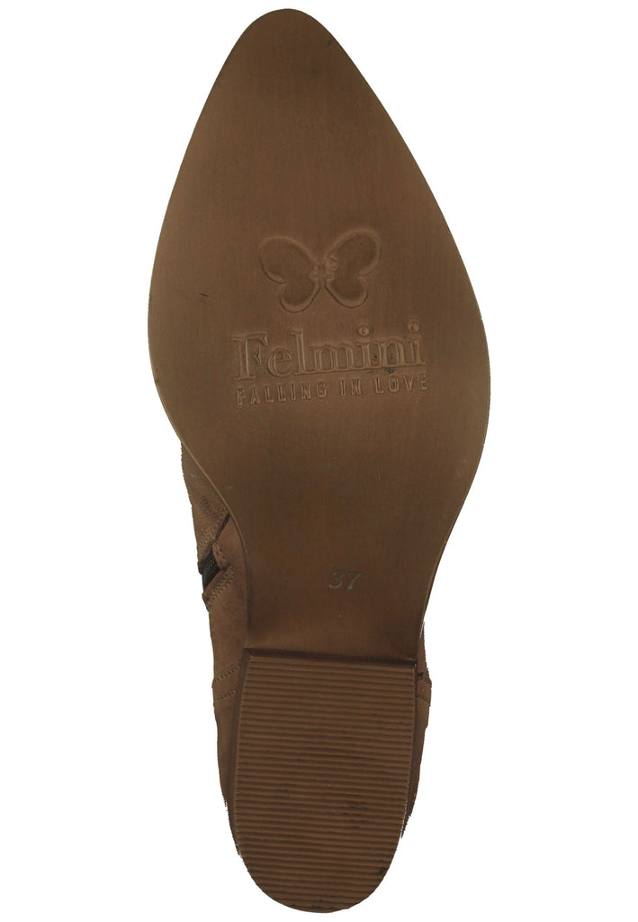 FELMINI Stiefelette Leder Hellbraun