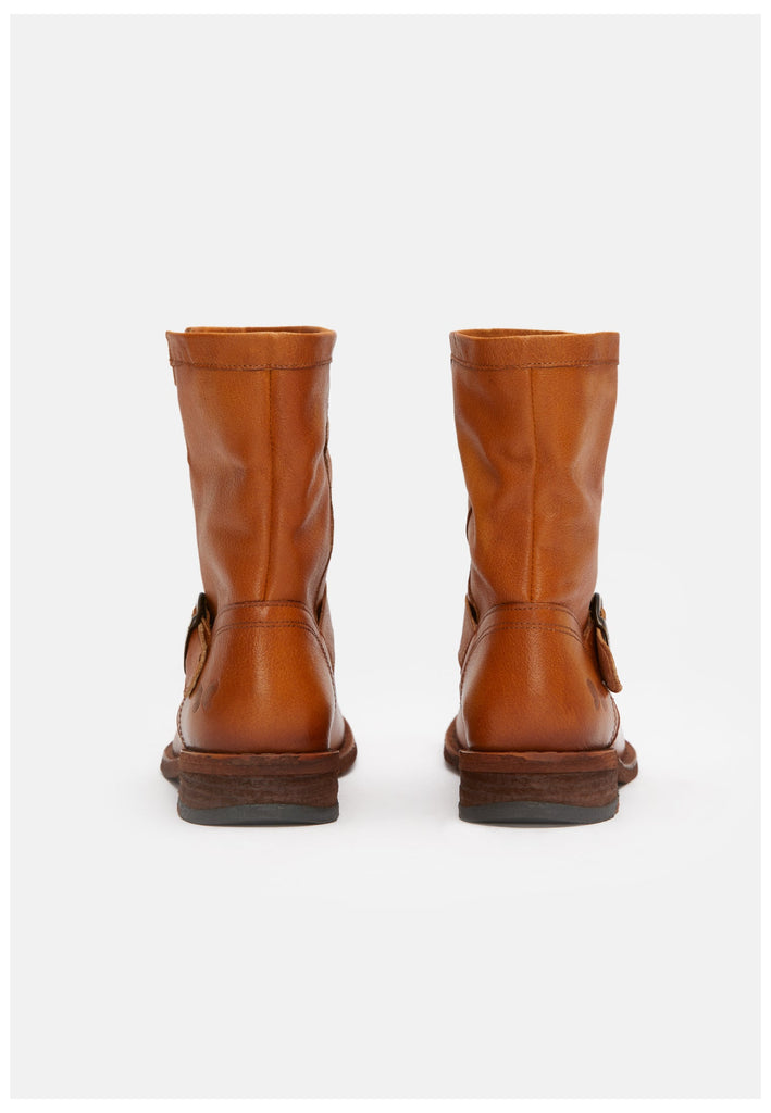 FELMINI Stiefelette Leder Mittelbraun