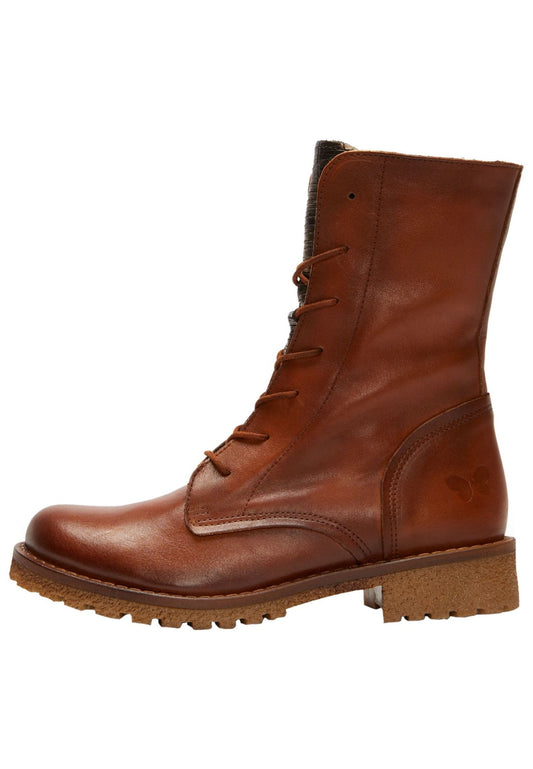 FELMINI Stiefelette Leder Mittelbraun