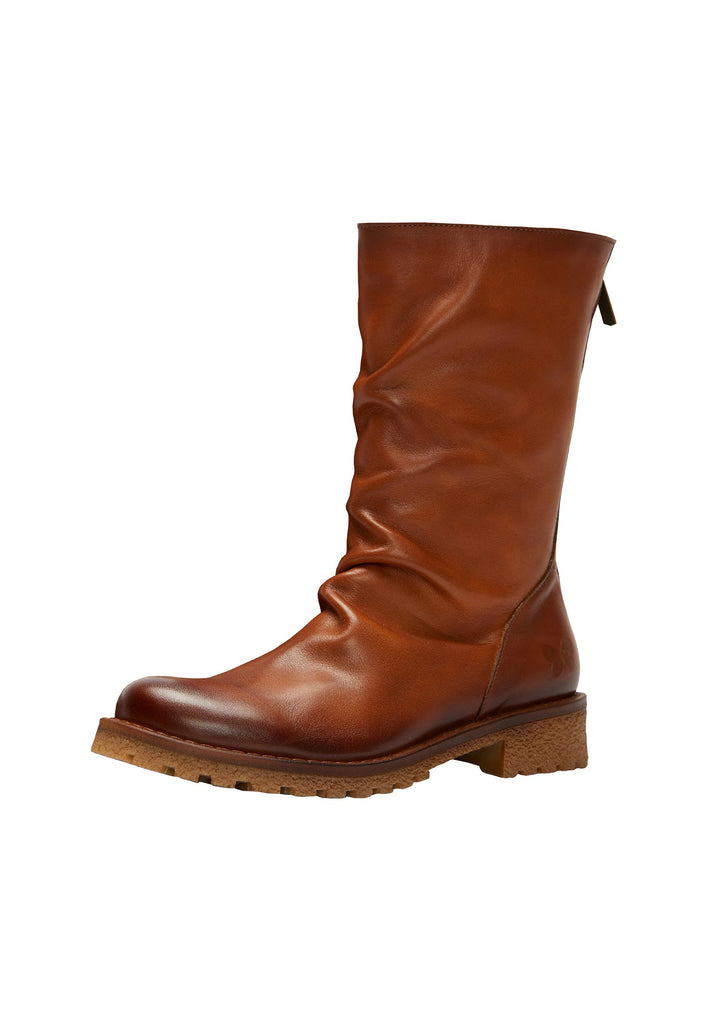 FELMINI Stiefelette Leder Mittelbraun