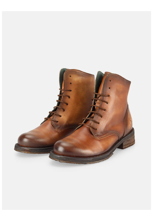 FELMINI Stiefelette Leder Mittelbraun