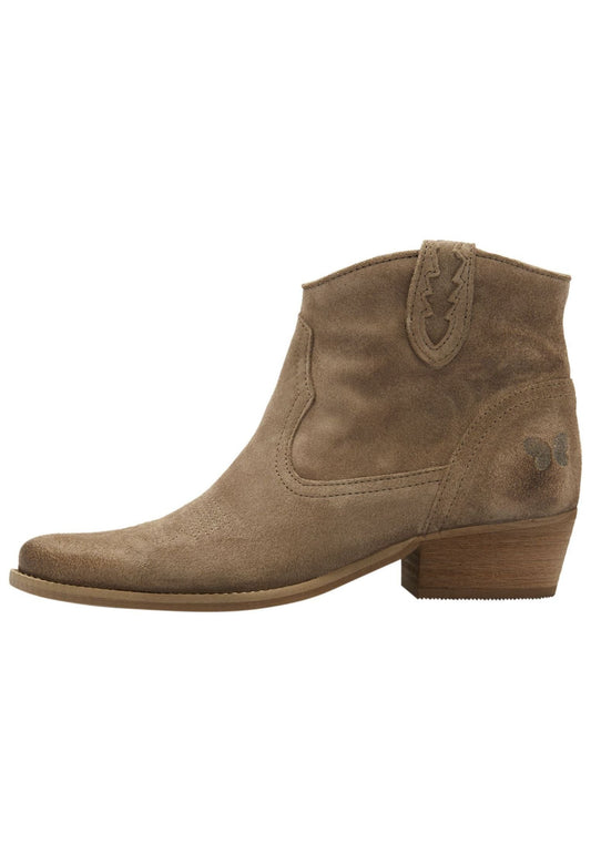 FELMINI Stiefelette Leder Mittelgrau