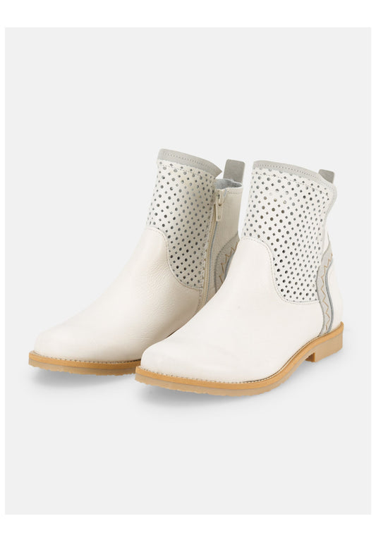 FELMINI Stiefelette Leder Offwhite