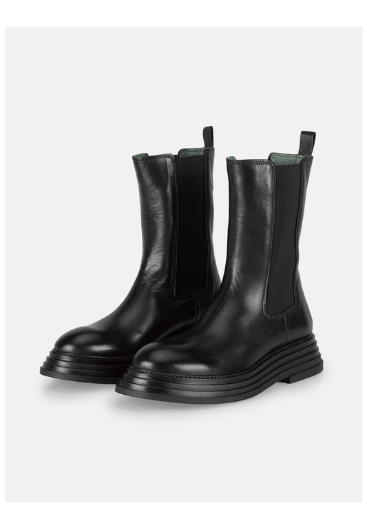 FELMINI Stiefelette Leder Schwarz