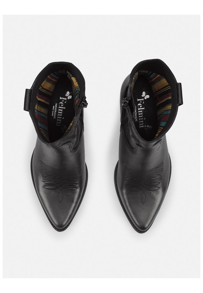 FELMINI Stiefelette Leder Schwarz