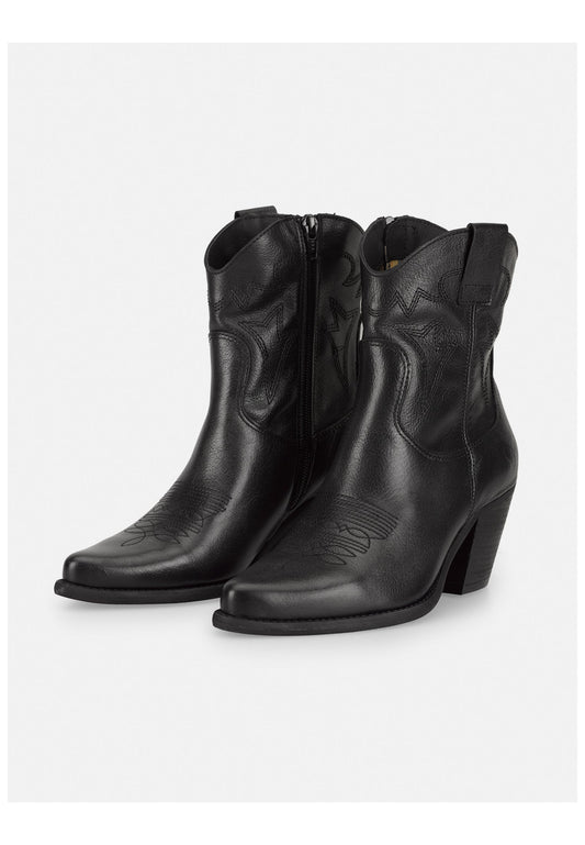 FELMINI Stiefelette Leder Schwarz