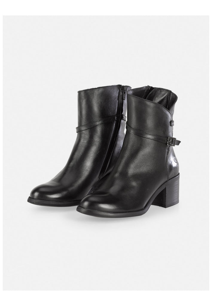 FELMINI Stiefelette Leder Schwarz