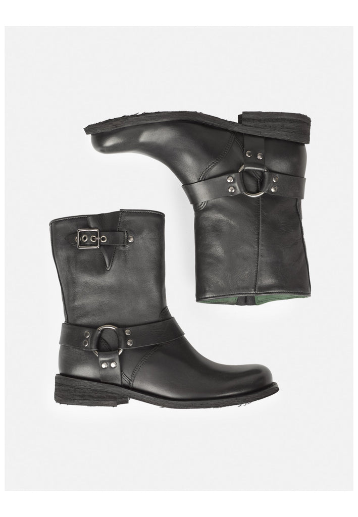 FELMINI Stiefelette Leder Schwarz