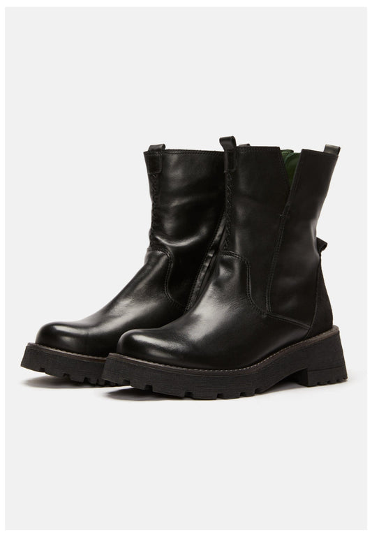 FELMINI Stiefelette Leder Schwarz