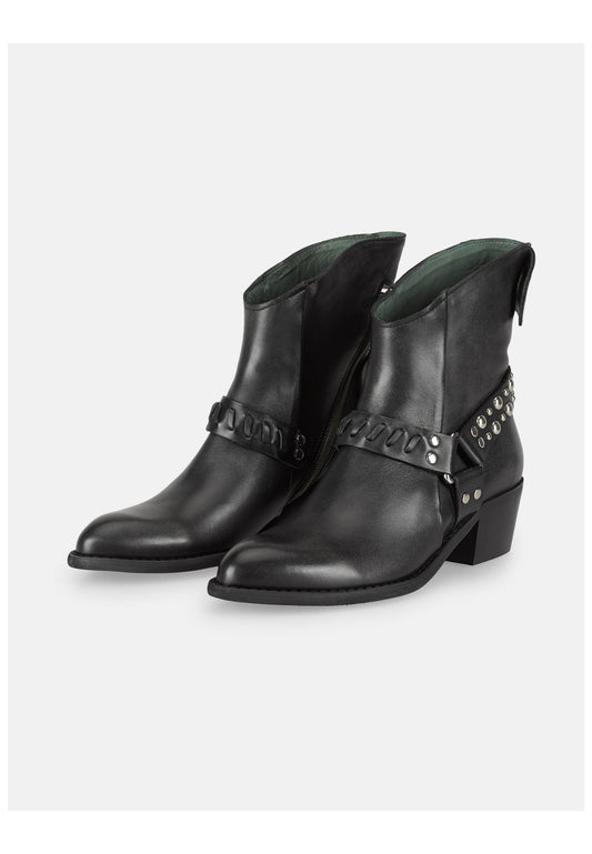 FELMINI Stiefelette Leder Schwarz