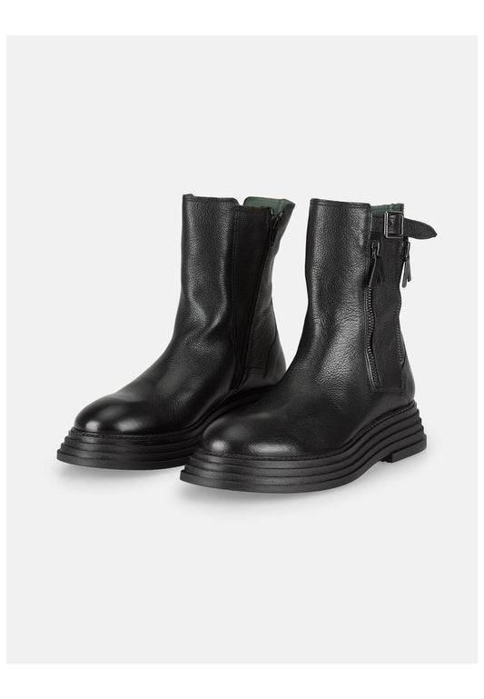 FELMINI Stiefelette Leder Schwarz
