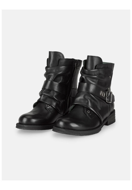 FELMINI Stiefelette Leder Schwarz