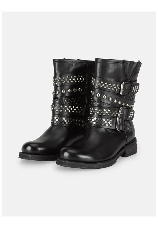 FELMINI Stiefelette Leder Schwarz