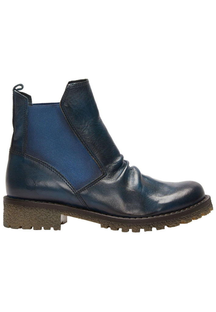FELMINI Stiefelette Leder/Textil Blau